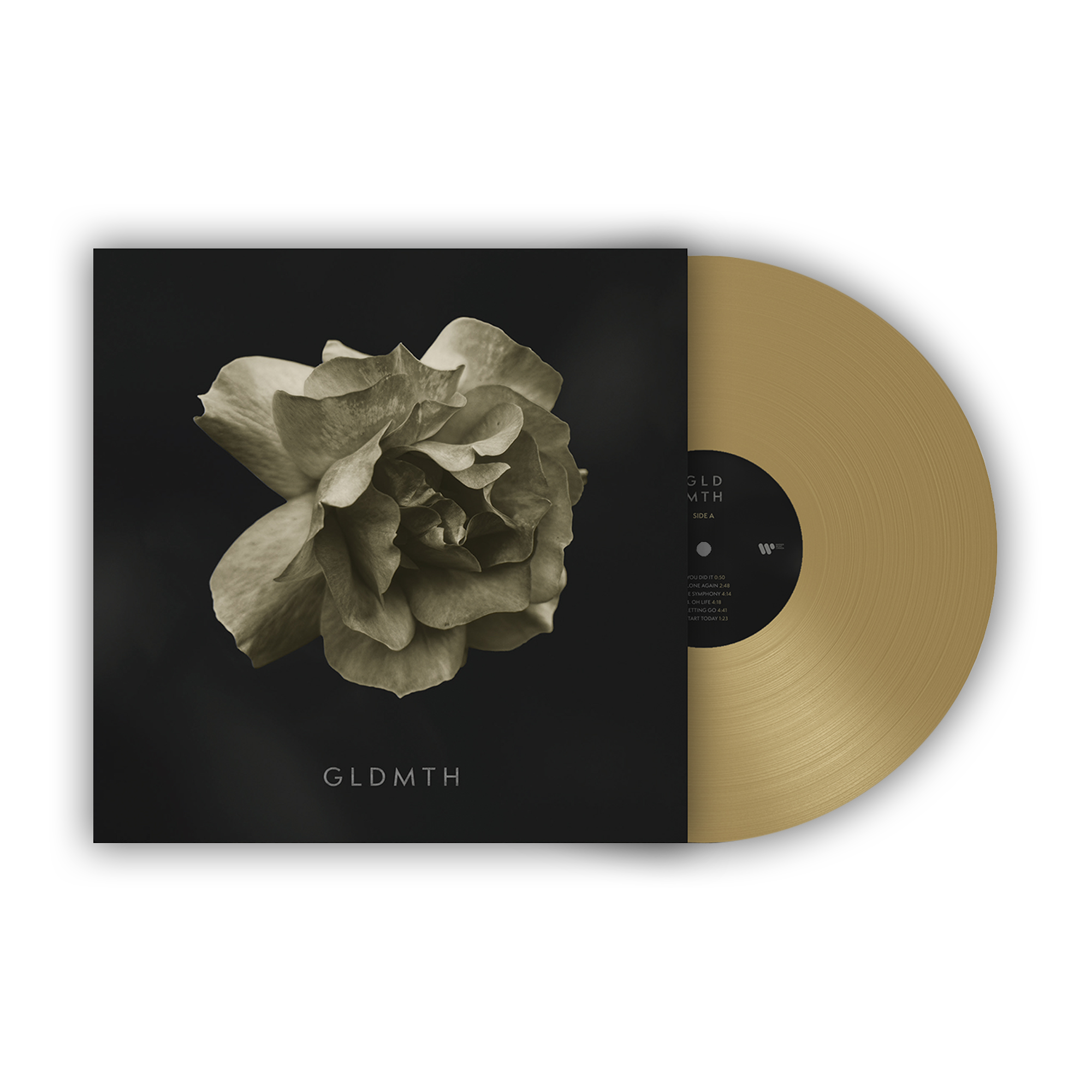 Vinyl + Autographed Postcard Set