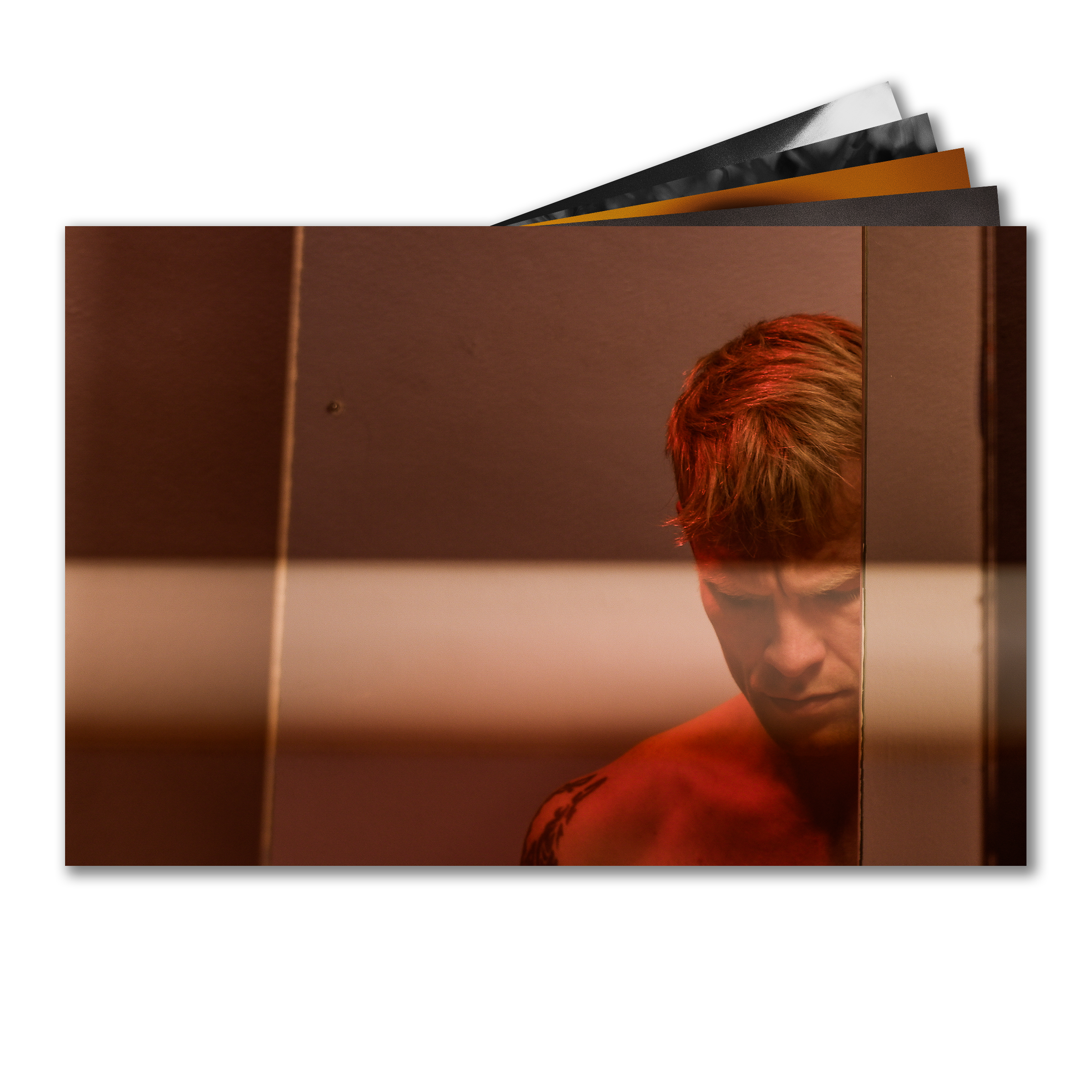 Vinyl + Autographed Postcard Set